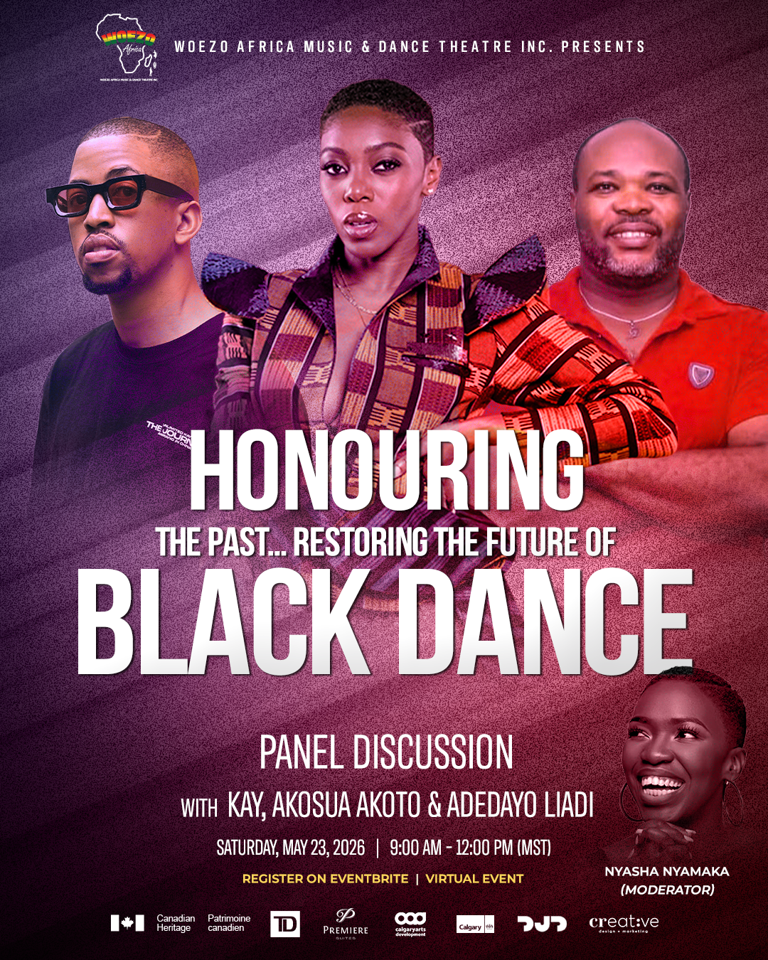 A Virtual International Dance Festival 2026!
📅 Event Details
Date: May 23, 2026
Time: 9am – 1...