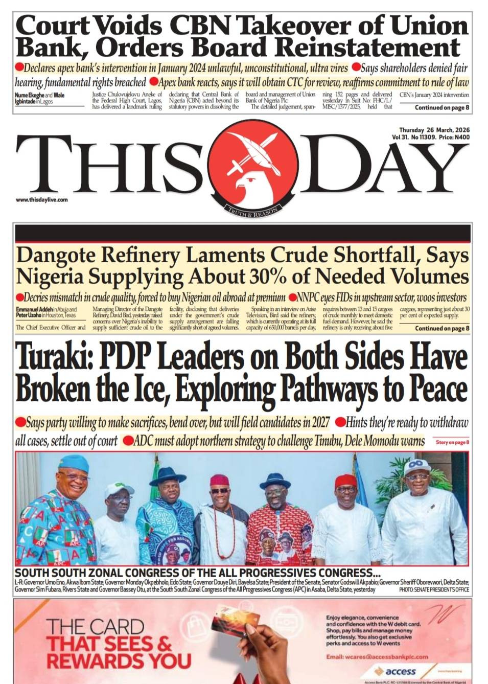 Today's paper