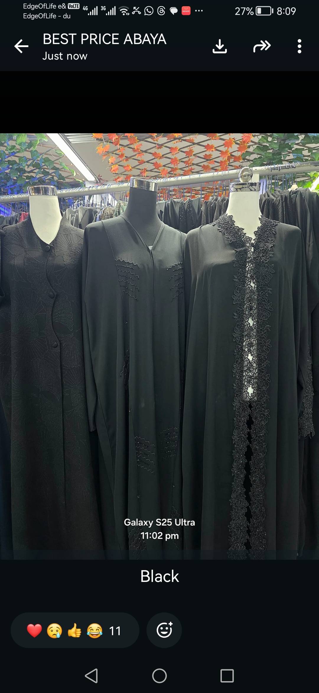 Get it here..exquisite grade quality and affordable women Abaya.
