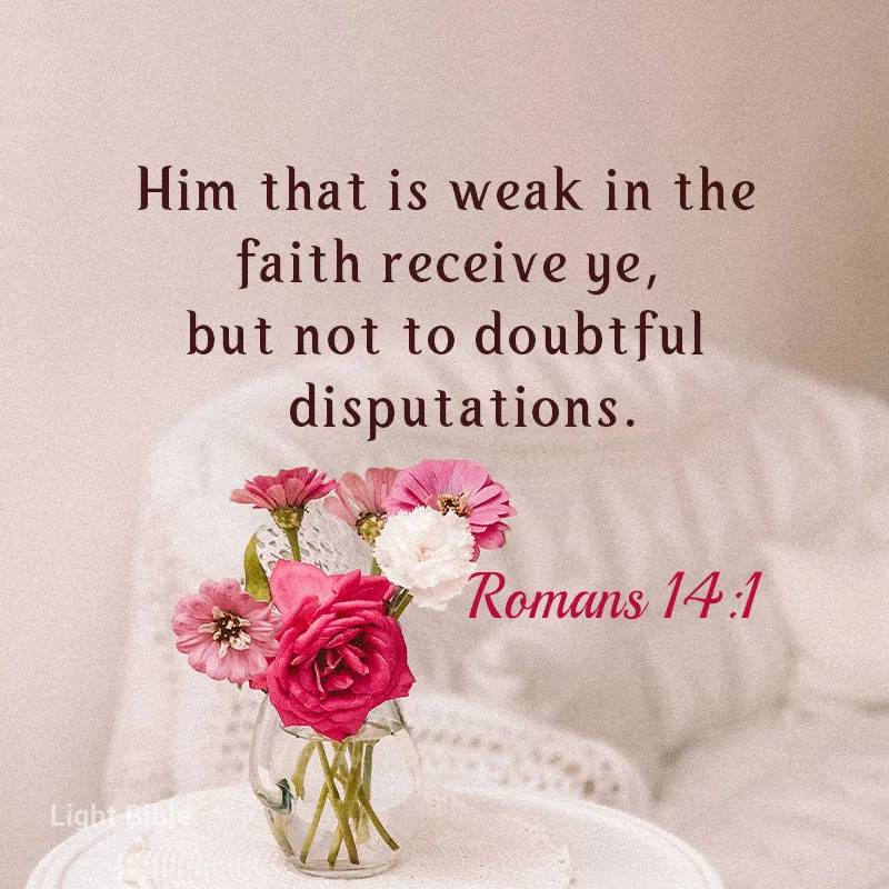 .... your faith will be strengthened
