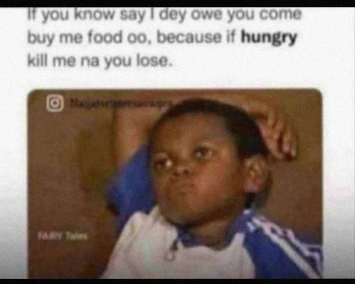 NIGERIA AND HUNGER NA 5 AND 6
We have more Hungry people in Nigeria Today than yesterday, sadly......