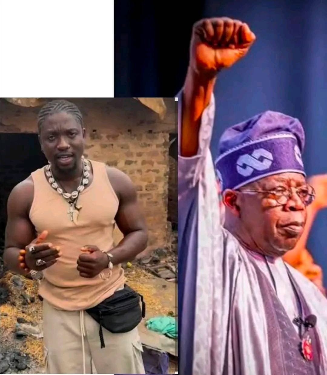 Instead of you to campaign with the work that you've done in this four years , you are using rice. Y...
