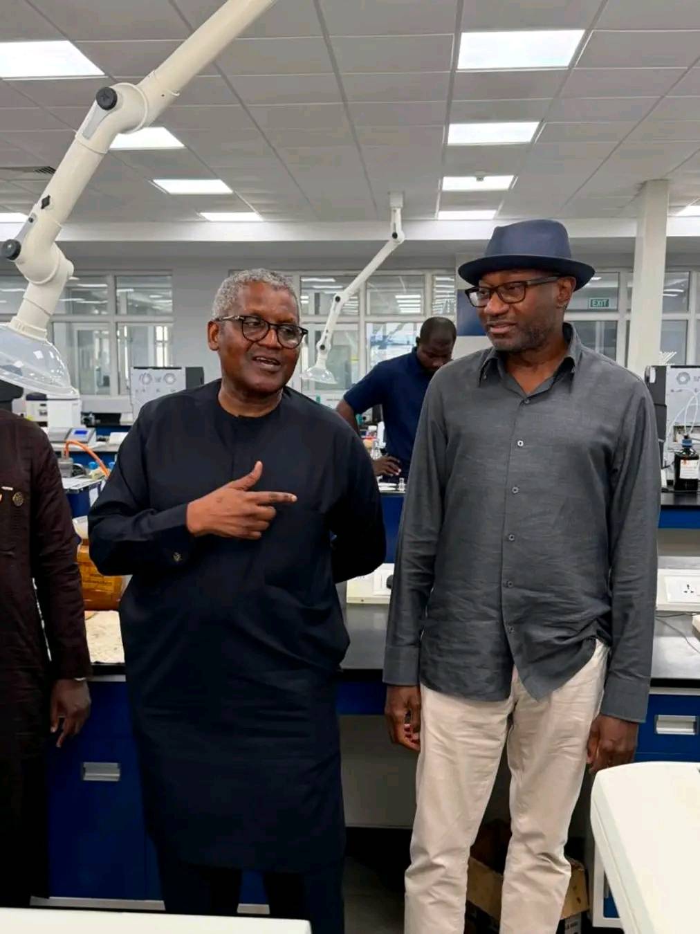 "YOU are address the way u dressed.
"NA poor man motivational talk.
Otedola visit Dangote's refiner...