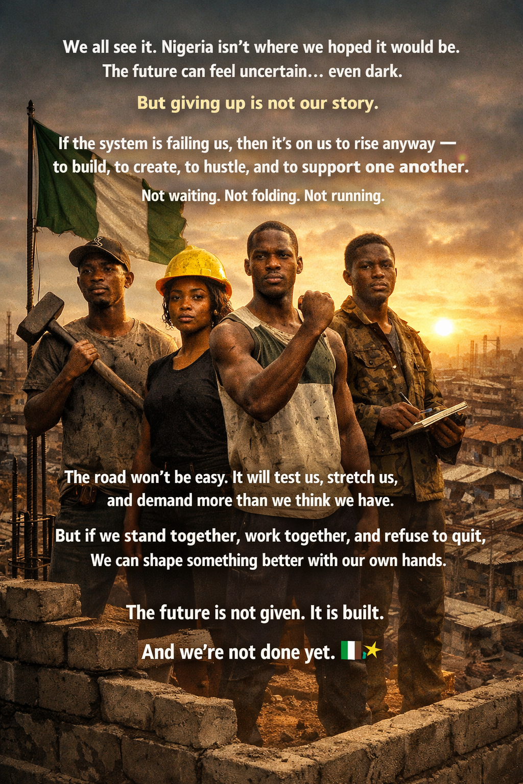 To all my fellow Nigeria youths out there.
We all see it Nigeria isn’t where we hoped.
The future...