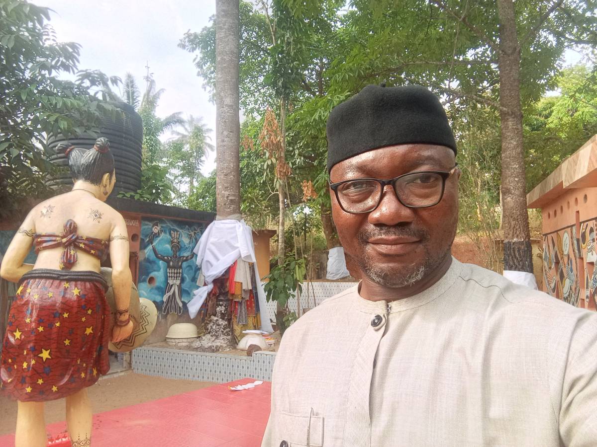 Journalism can take you places, even to a shrine on a Sunday.
We don't discriminate against anyone...