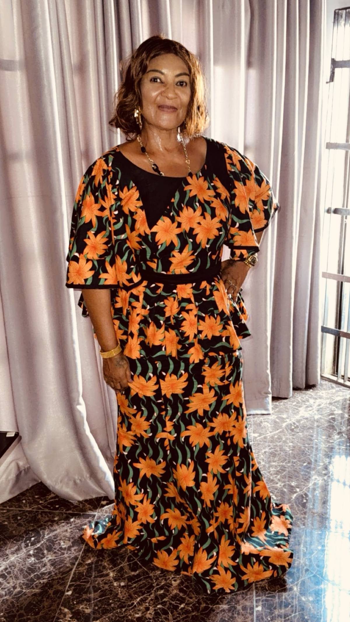 Made this dress when I was supporting the 5th time presidential ambition of Atiku Abubakar in 2017....