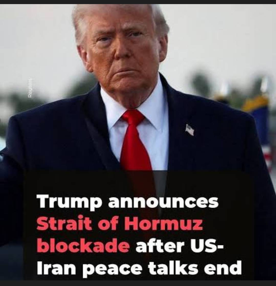 President Donald Trump says the US Navy will begin blockading the Strait of Hormuz “immediately” aft...