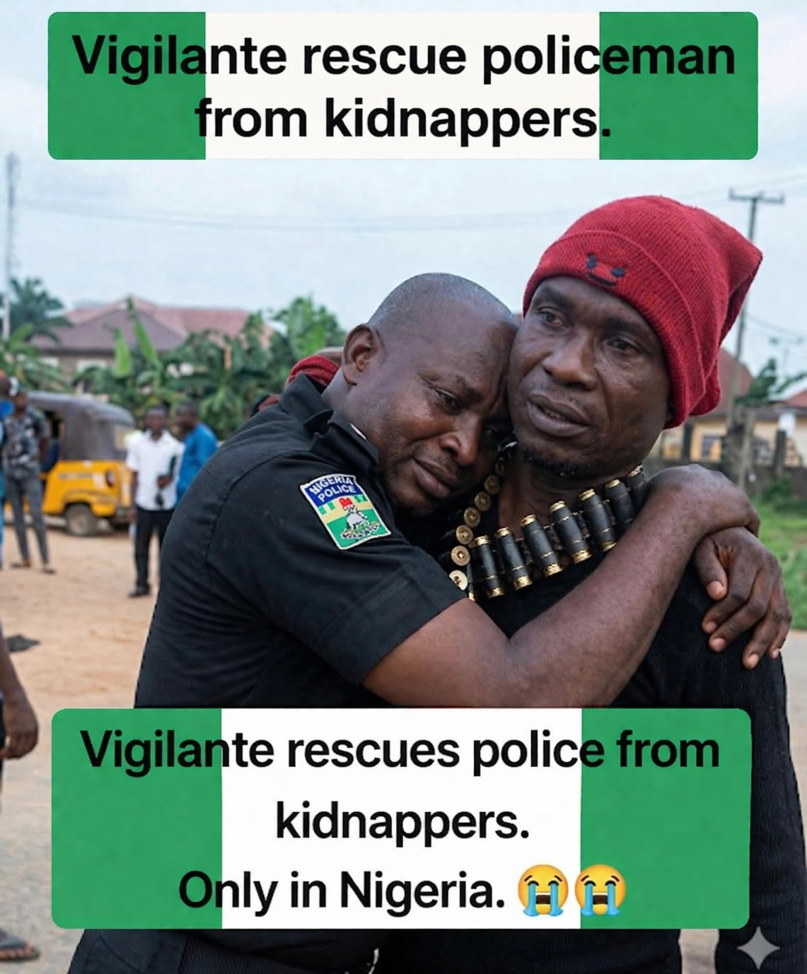 We need to protect our communities by ourselves. If a police officer can be saved by a vigilantee, t...