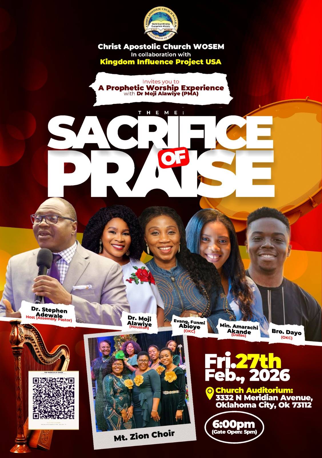 Paul and Sillas praised their ways out of the prison - Come and experience the Power of Praise - see...