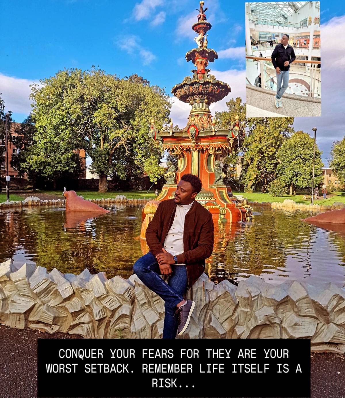 Conquer your fears.....