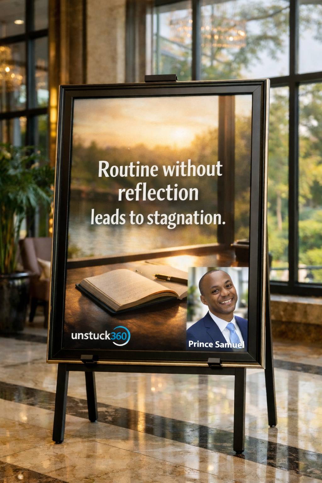 “Routine without reflection leads to stagnation.”
You can wake up early every day
and still be stuc...