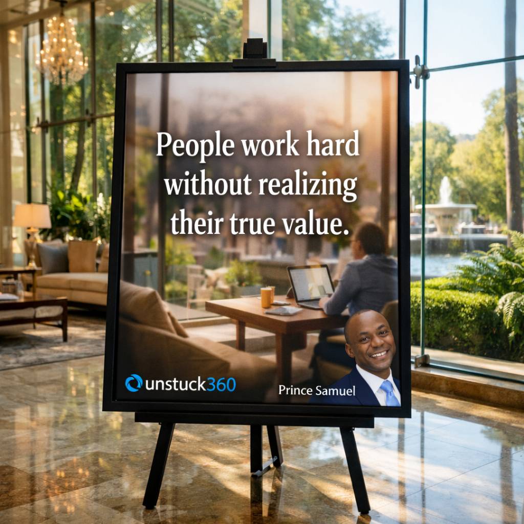 “People work hard without realizing their true value.”
You can be busy and still be undervalued.
Y...