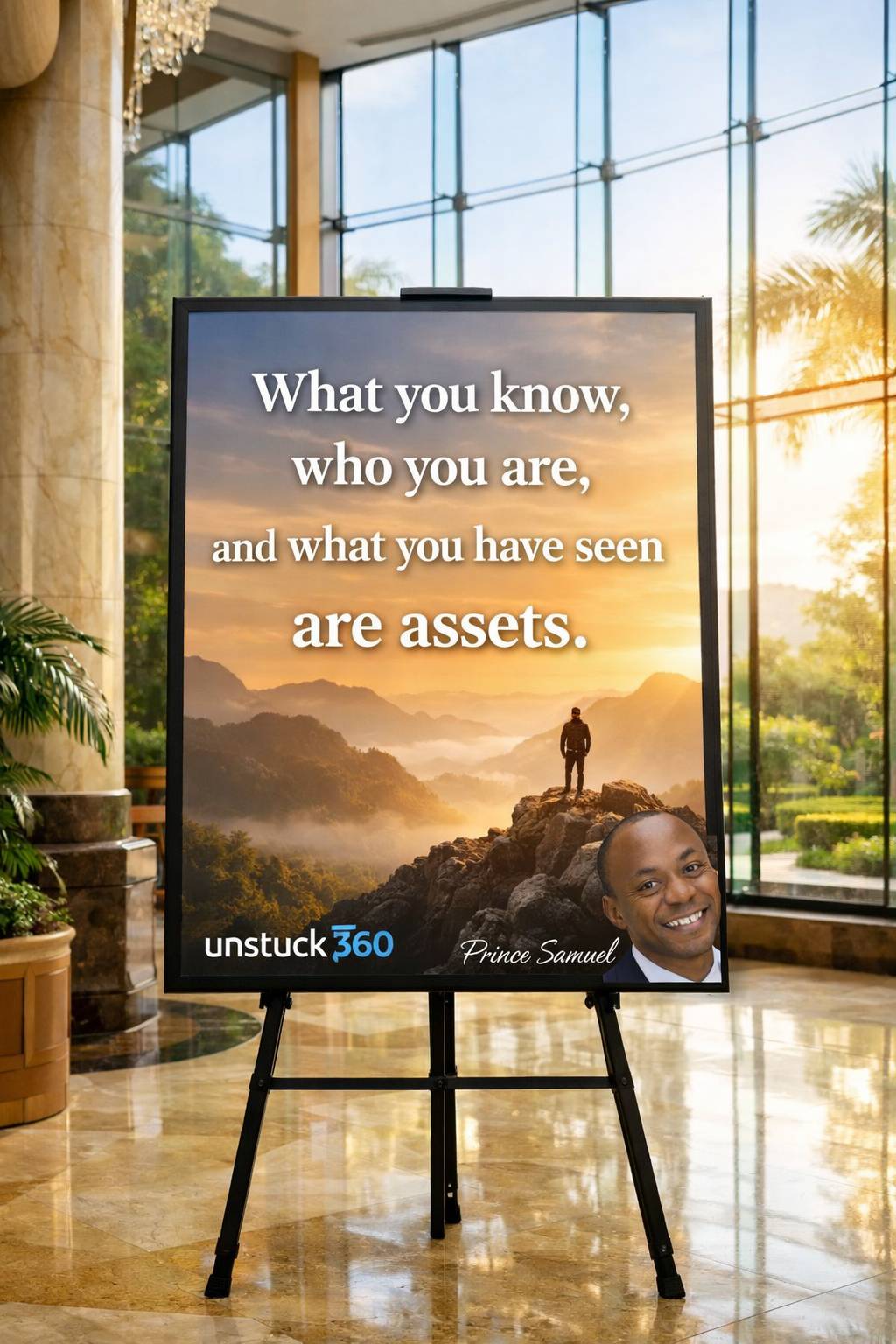 “What you know, who you are, and what you have seen are assets.”
Many people chase external validat...
