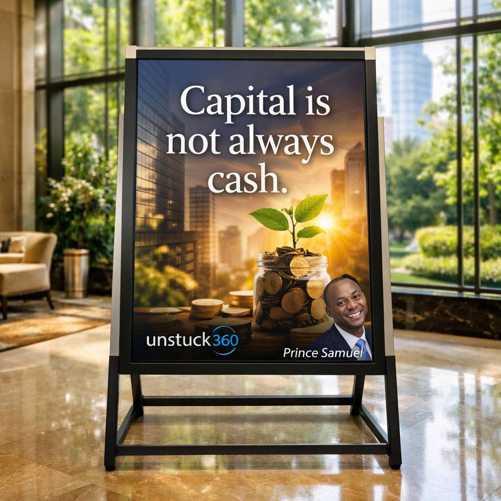“Capital is not always cash.”
Many people wait for money before they move.
But capital also looks...