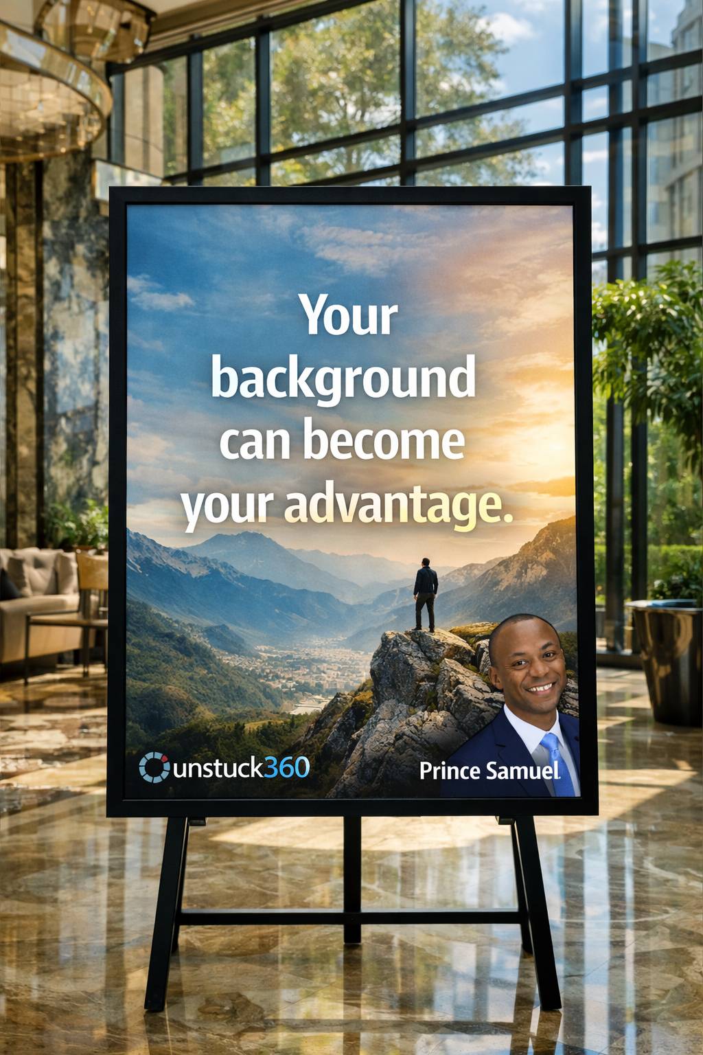 “Your background can become your advantage.”
You learned things others did not.
You saw things oth...