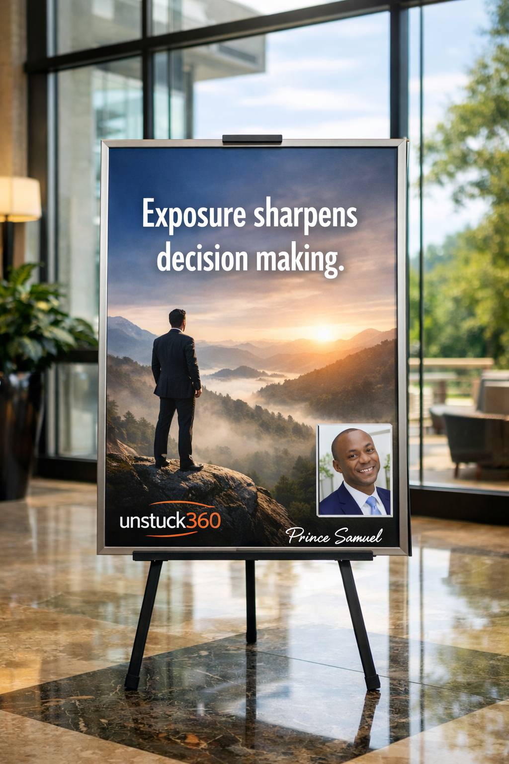“Exposure sharpens decision making.”
You cannot make high-level decisions with low-level exposure....