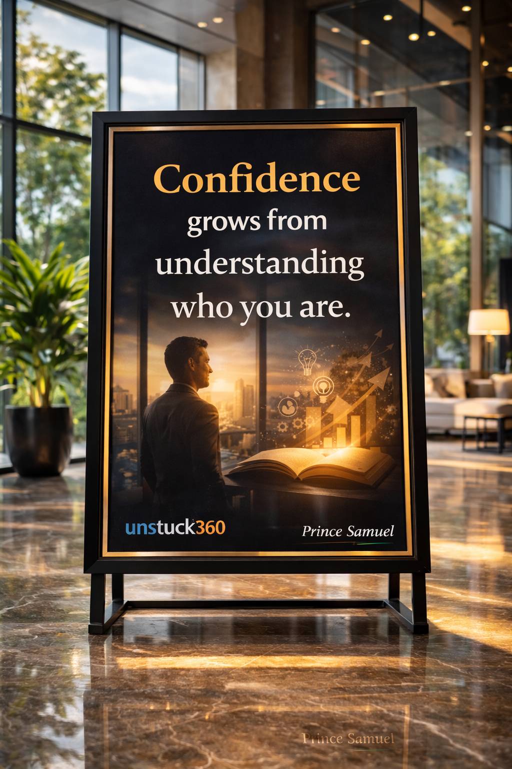 Stop trying to perform confidence.

Build clarity.

Study yourself. 

Refine yourself. 

Align your...