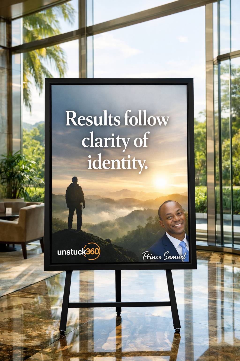 “Results follow clarity of identity.”
If you are unclear about who you are, your actions will lack...