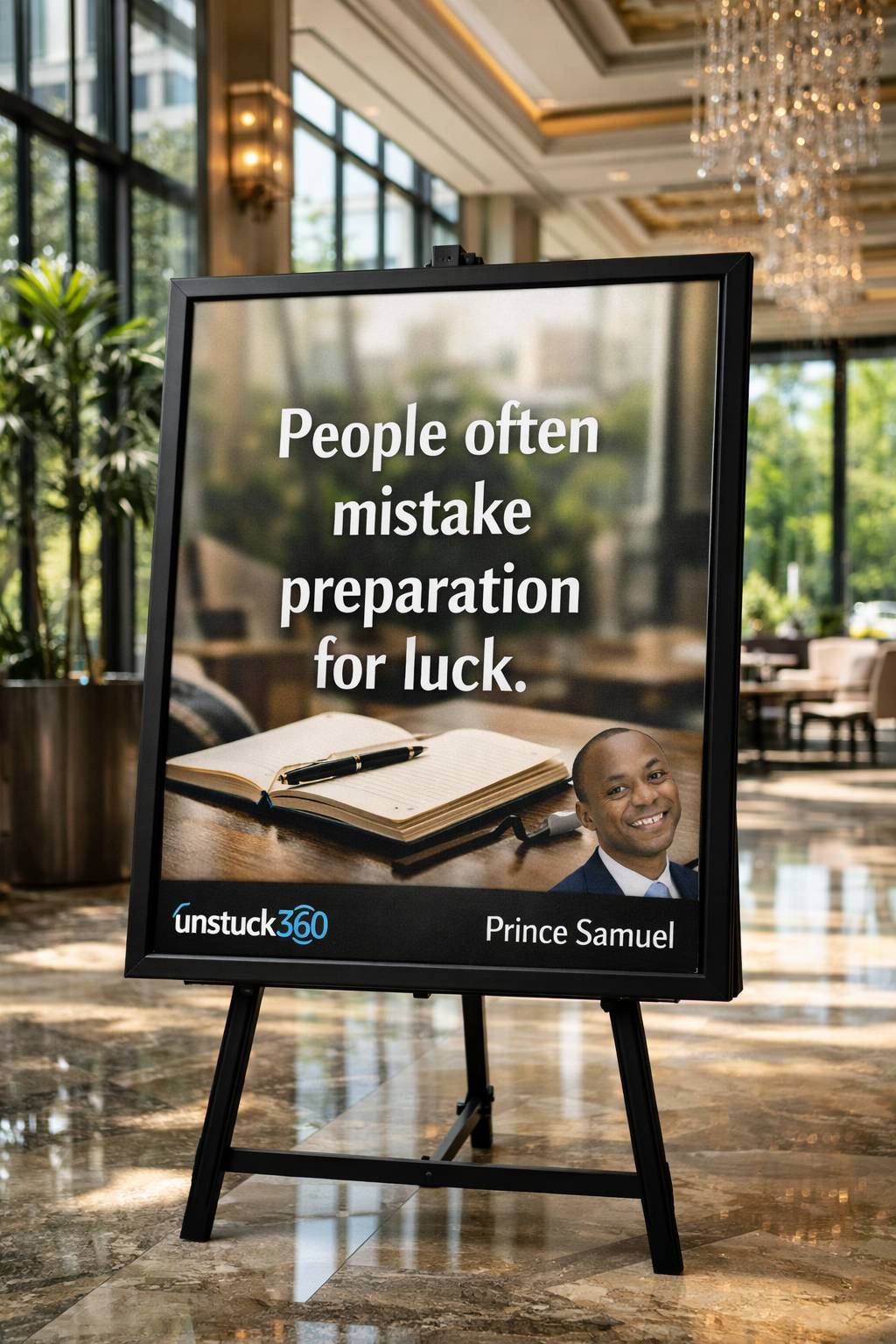 “People often mistake preparation for luck.”
What looks sudden is usually structured.
What looks e...
