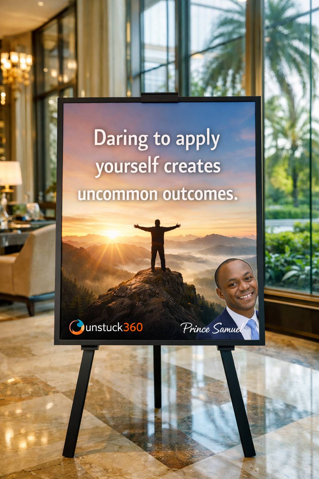 “Daring to apply yourself creates uncommon outcomes.”
You do not get uncommon results by playing sa...