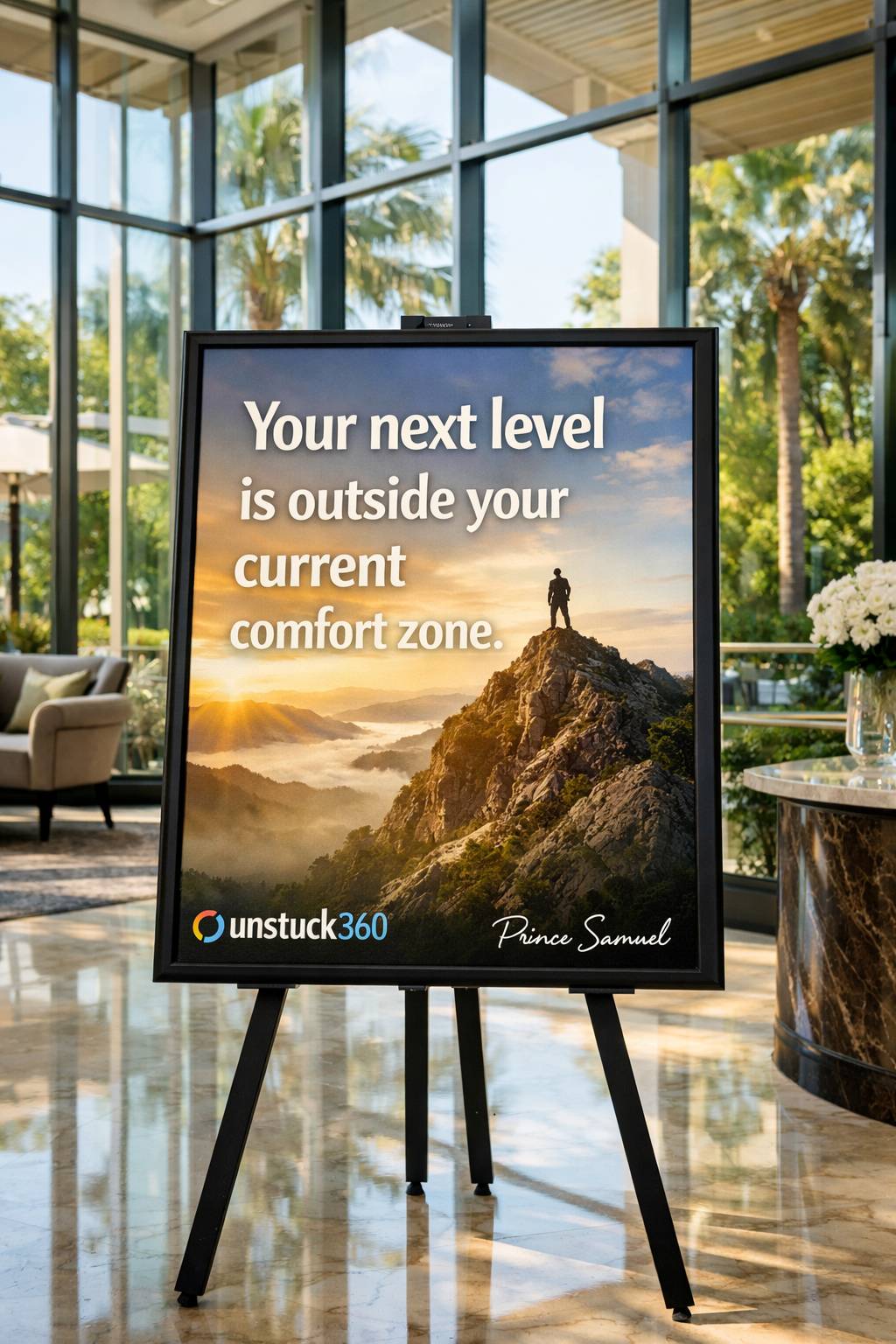 Do not reject comfort.
But do not live inside it.
Seek strategic discomfort.
Pursue intentional g...