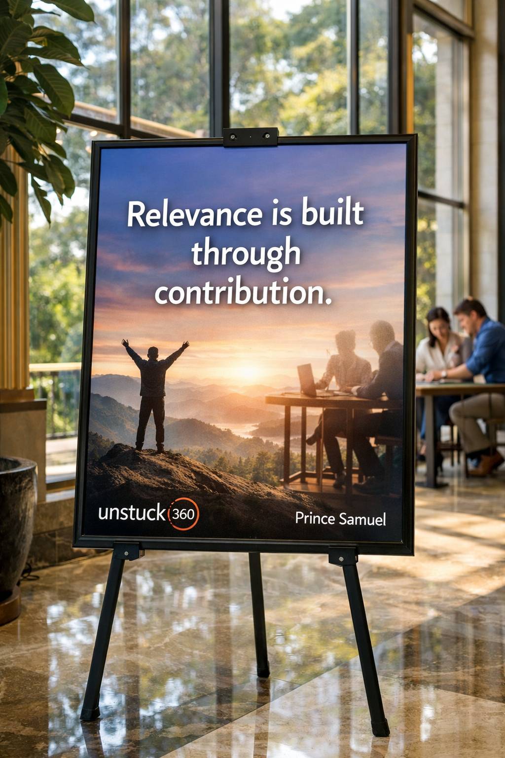 “Relevance is built through contribution.”
Influence does not come from visibility alone.
It comes...