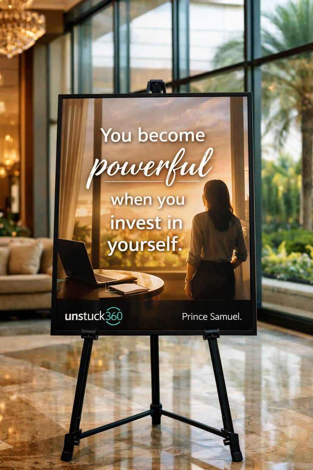 “You become powerful when you invest in yourself.”
Self investment changes everything.
When you in...