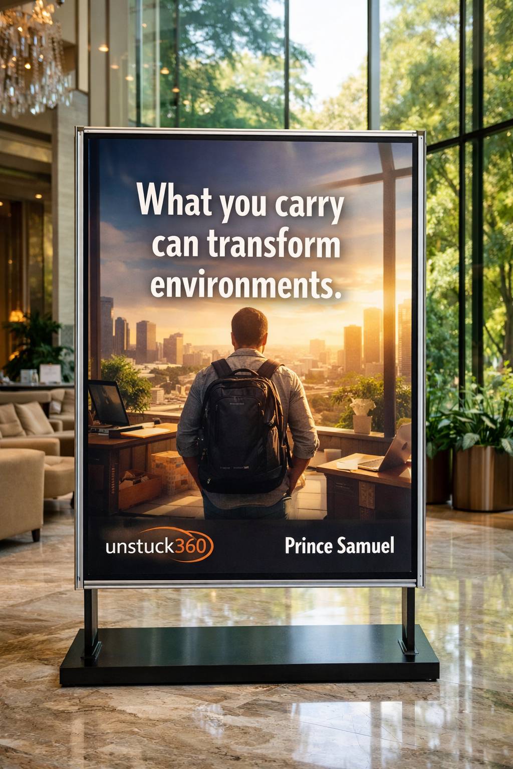 “What you carry can transform environments.”
Your environment does not always determine your future...
