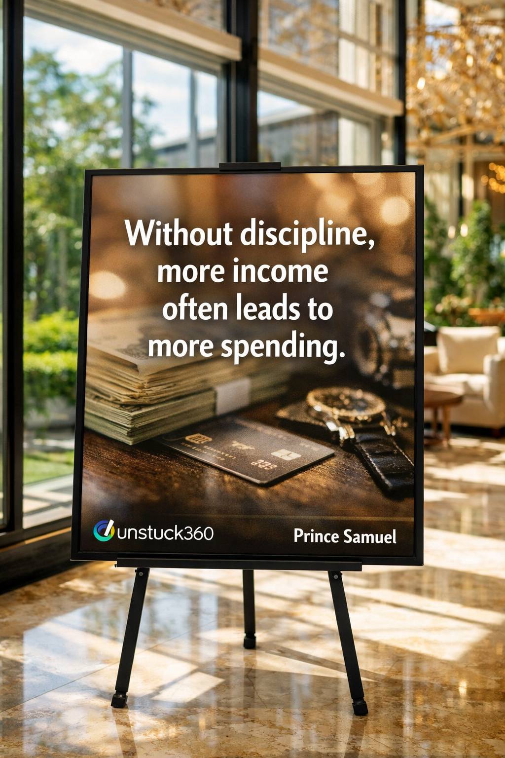 Start where you are.

Control unnecessary spending.

Save something consistently.

Invest in your fu...
