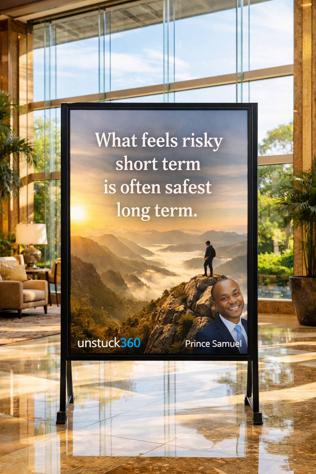 "What feels risky short term is often safest long term."
Many people make decisions based on short...