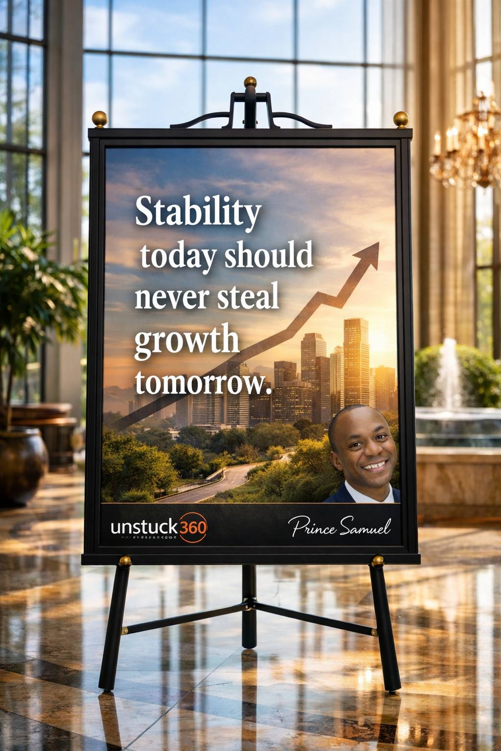 "Stability today should never steal growth tomorrow."
Many people become comfortable with what is p...