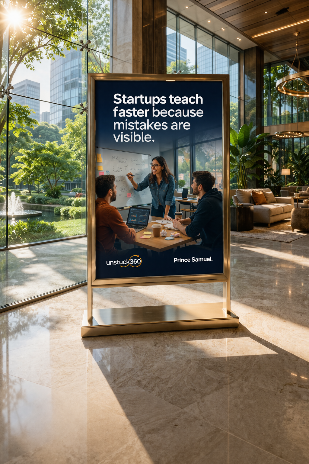 "Startups teach faster because mistakes are visible."
In many environments, mistakes are hidden or...