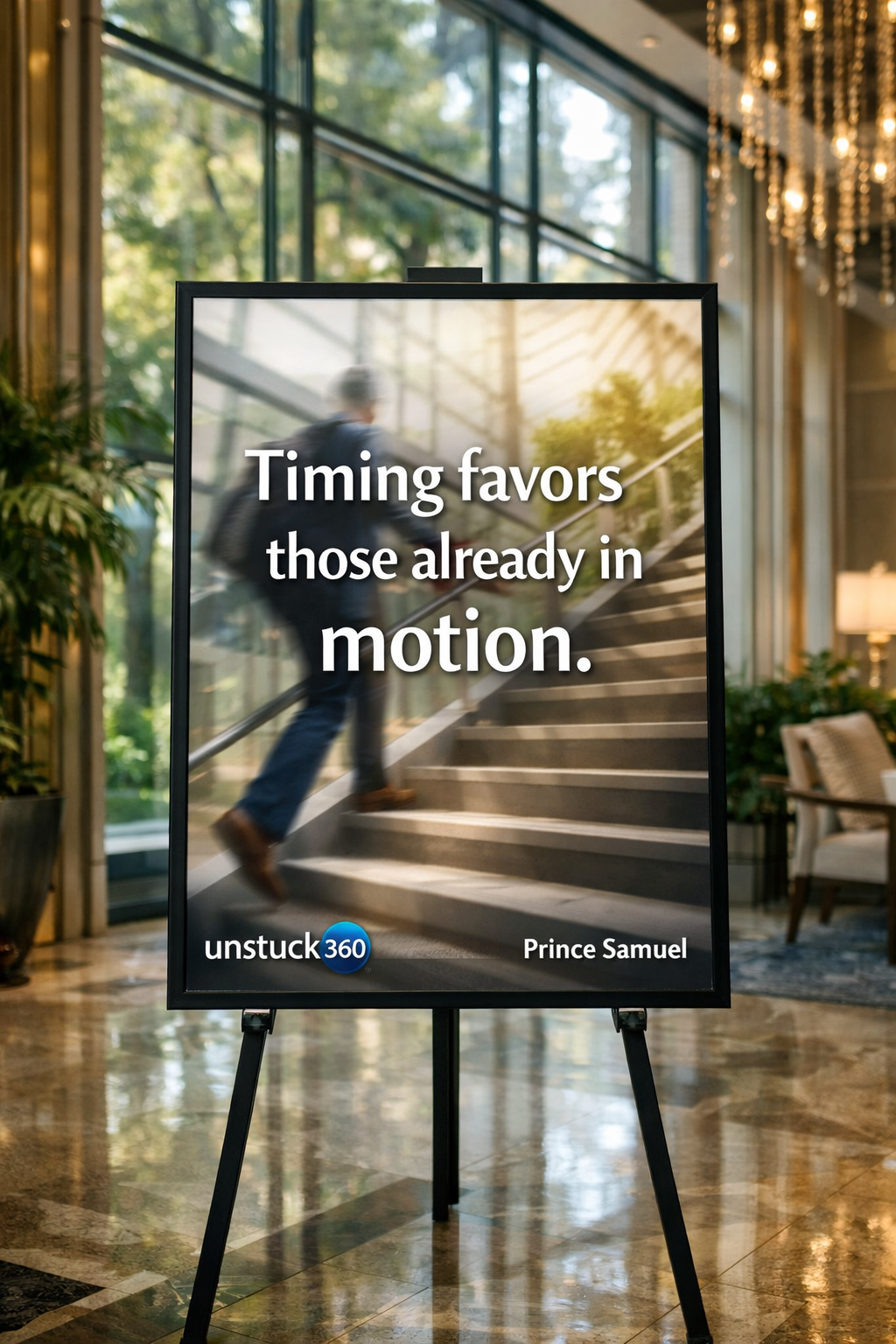 "Timing favors those already in motion."
Many people wait until everything feels right before they...