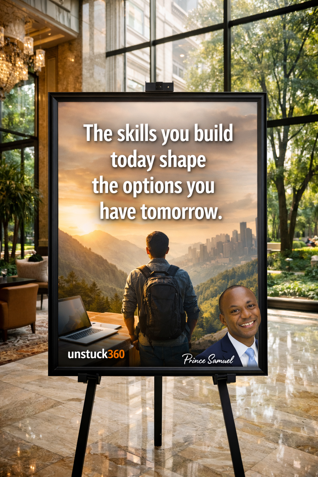 "The skills you build today shape the options you have tomorrow."
What you practice today becomes y...
