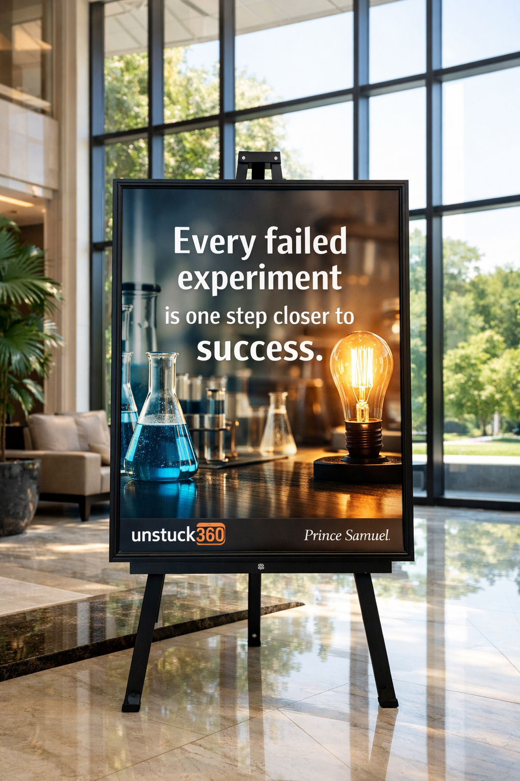 "Every failed experiment is one step closer to success."
What many call failure is actually feedbac...