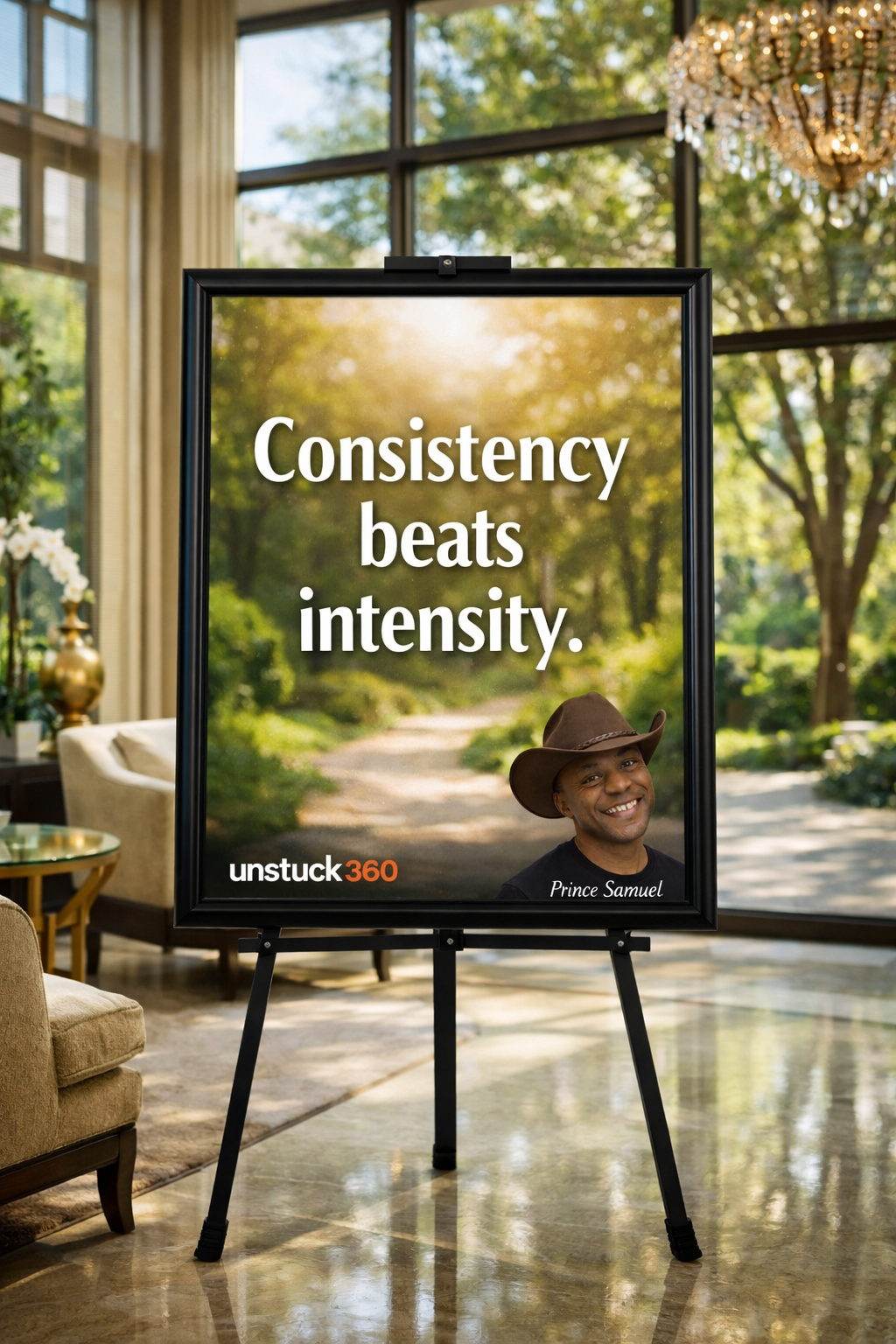 "Consistency beats intensity."
Anyone can go hard for a day.
Few can stay committed for months.
S...