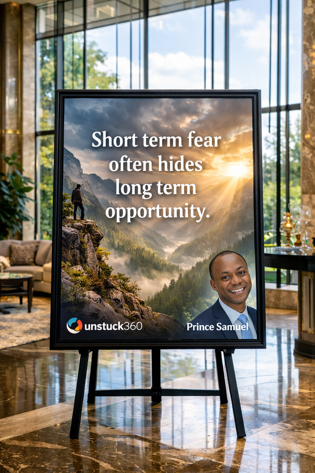 "Short term fear often hides long term opportunity."
What scares you today may be the door to your...