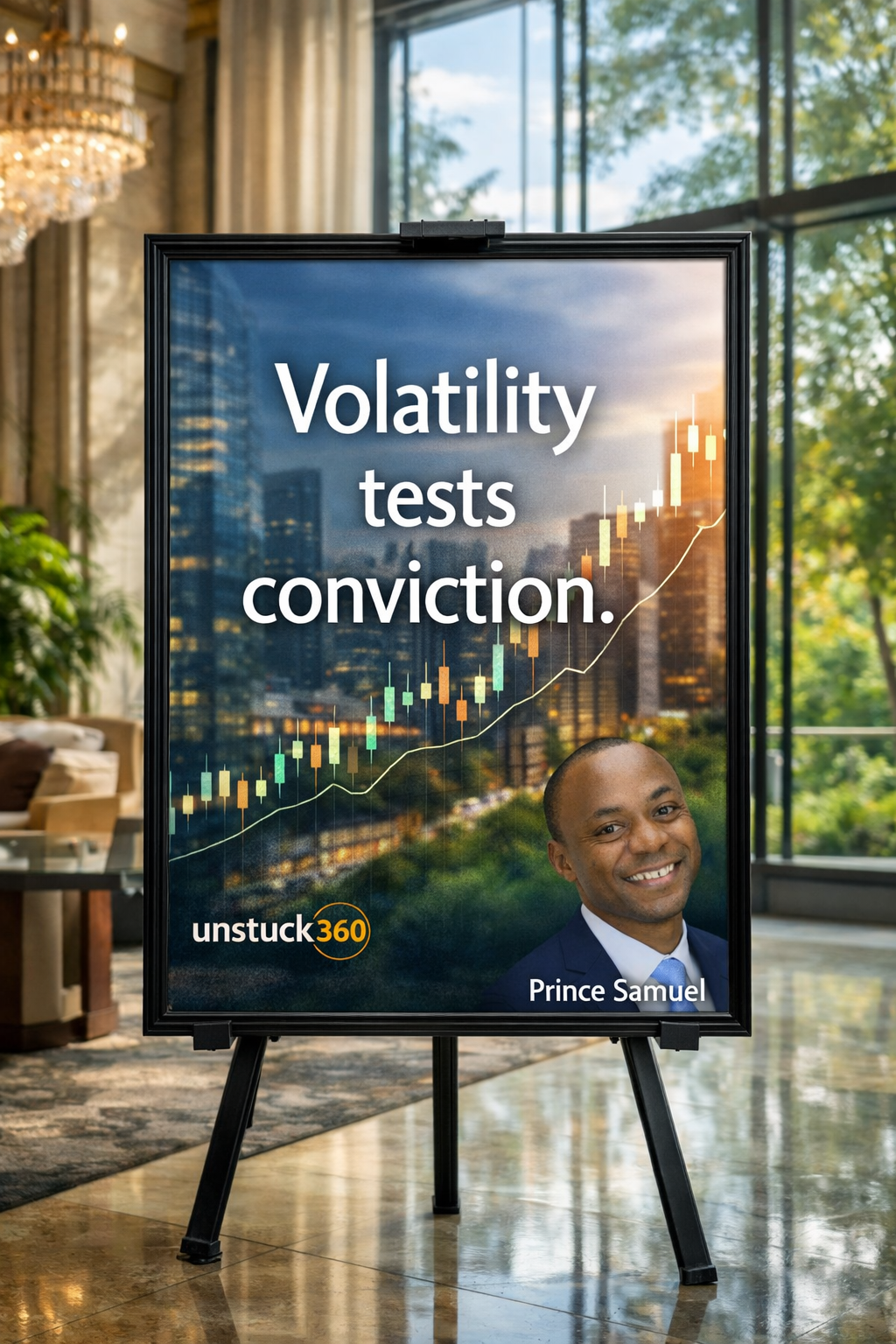"Volatility tests conviction."
It is easy to stay committed when things are smooth.
The real test...