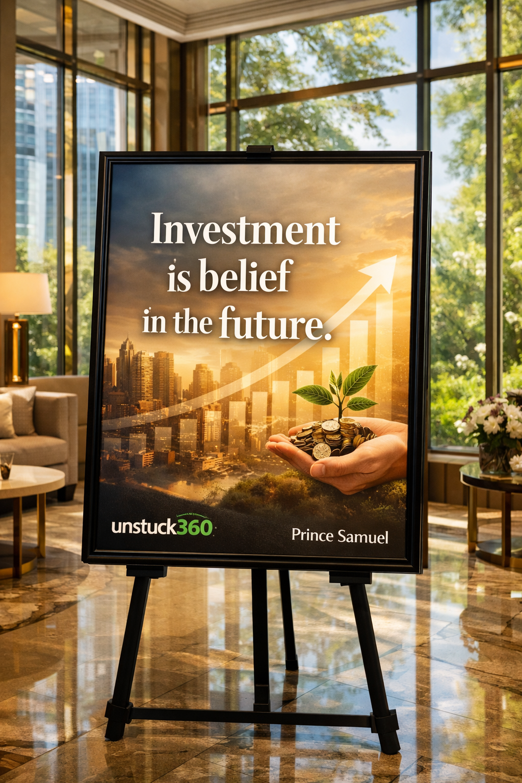 "Investment is belief in the future."
You do not invest in what you doubt.
You invest in what you...