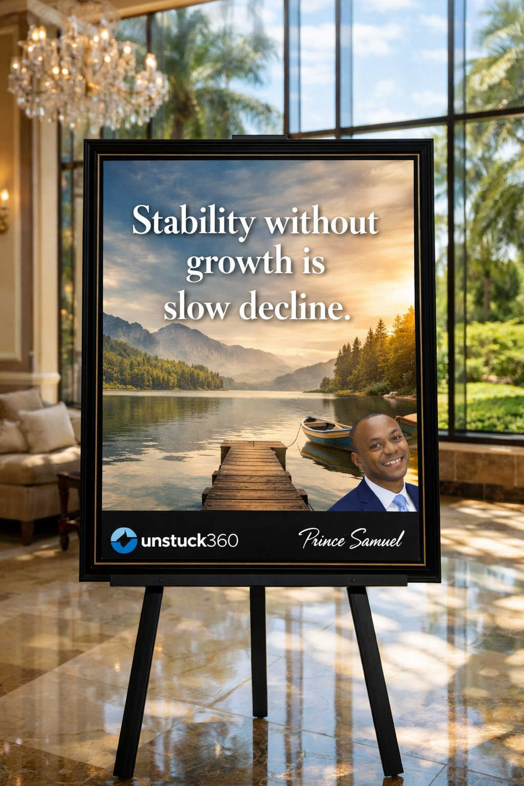 "Stability without growth is slow decline."
Comfort can feel safe.
But it can also keep you stuck....