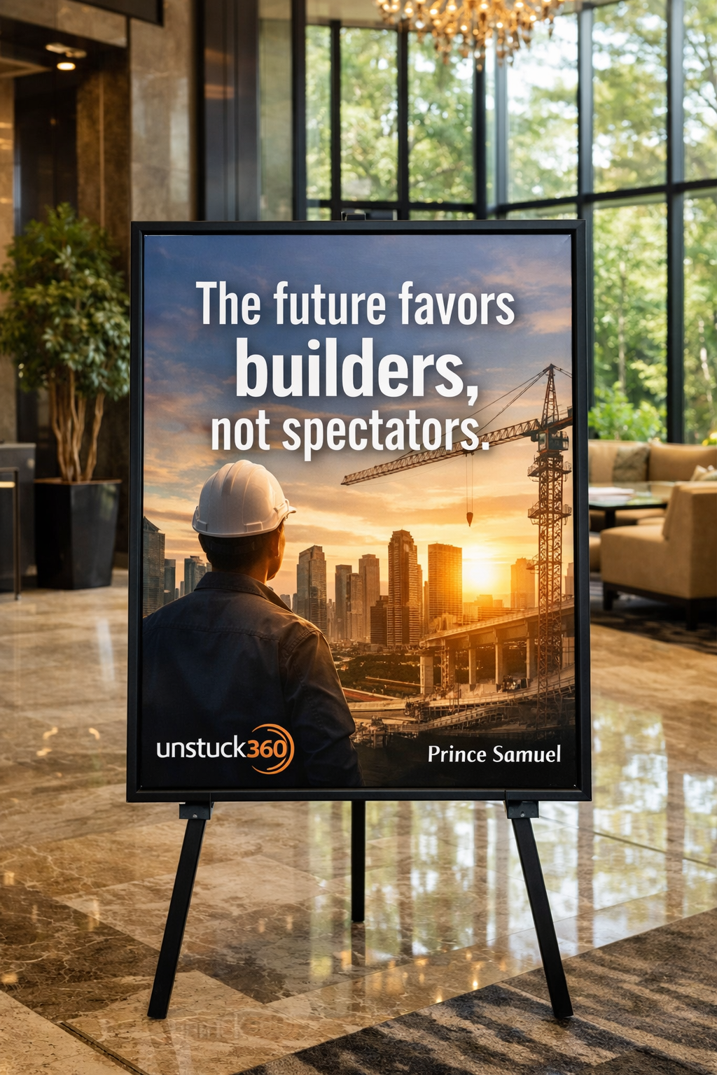 "The future favors builders, not spectators."
Watching will not change your life.
Building will....
