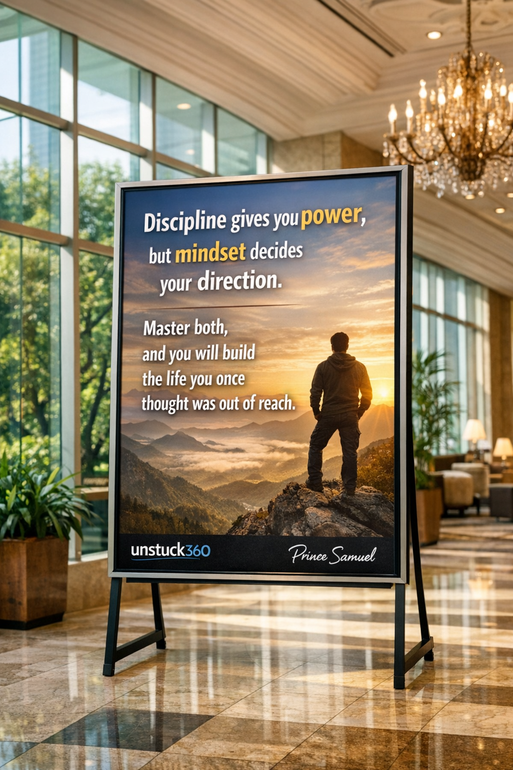 “Discipline gives you power, but mindset decides your direction. Master both, and you will build the...