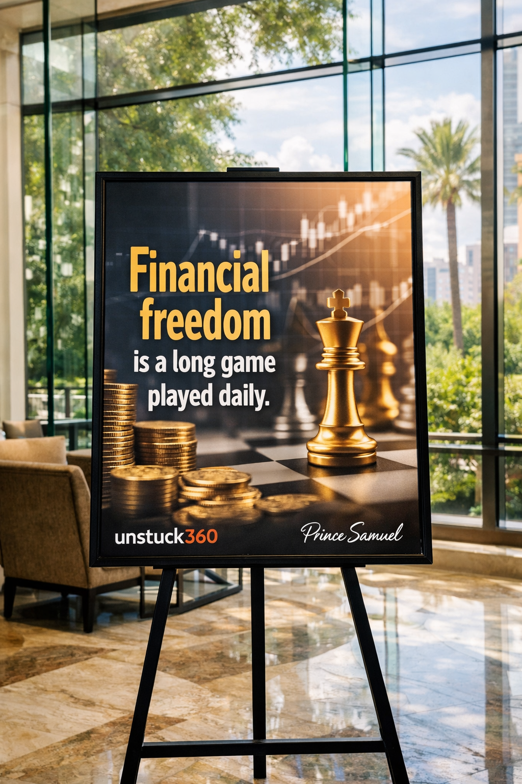 "Financial freedom is a long game played daily."
It is not about one big move.
It is about consist...
