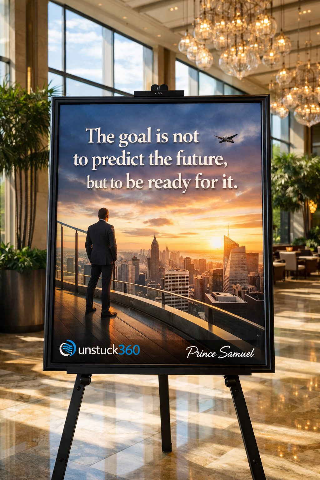 "The goal is not to predict the future, but to be ready for it."
You do not need perfect foresight....