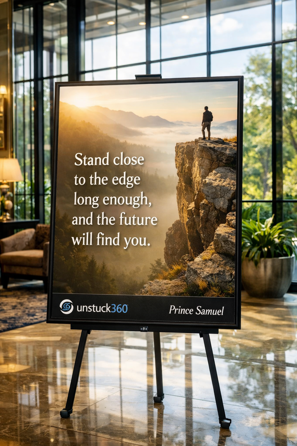 "Stand close to the edge long enough, and the future will find you."
Most people leave too early....
