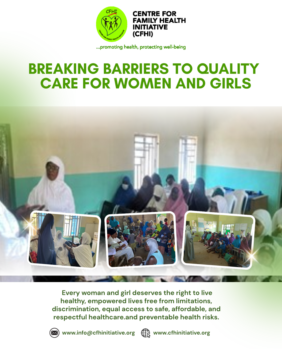 Breaking barriers to quality care for women and girls remains one of the most urgent global health p...