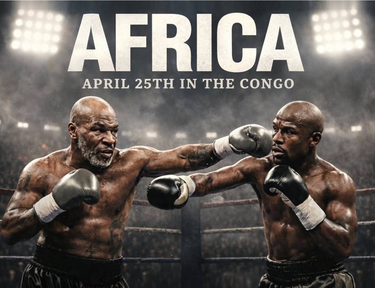 The Mike Tyson vs. Floyd Mayweather boxing exhibition is reportedly set for April 25 in the Congo, A...