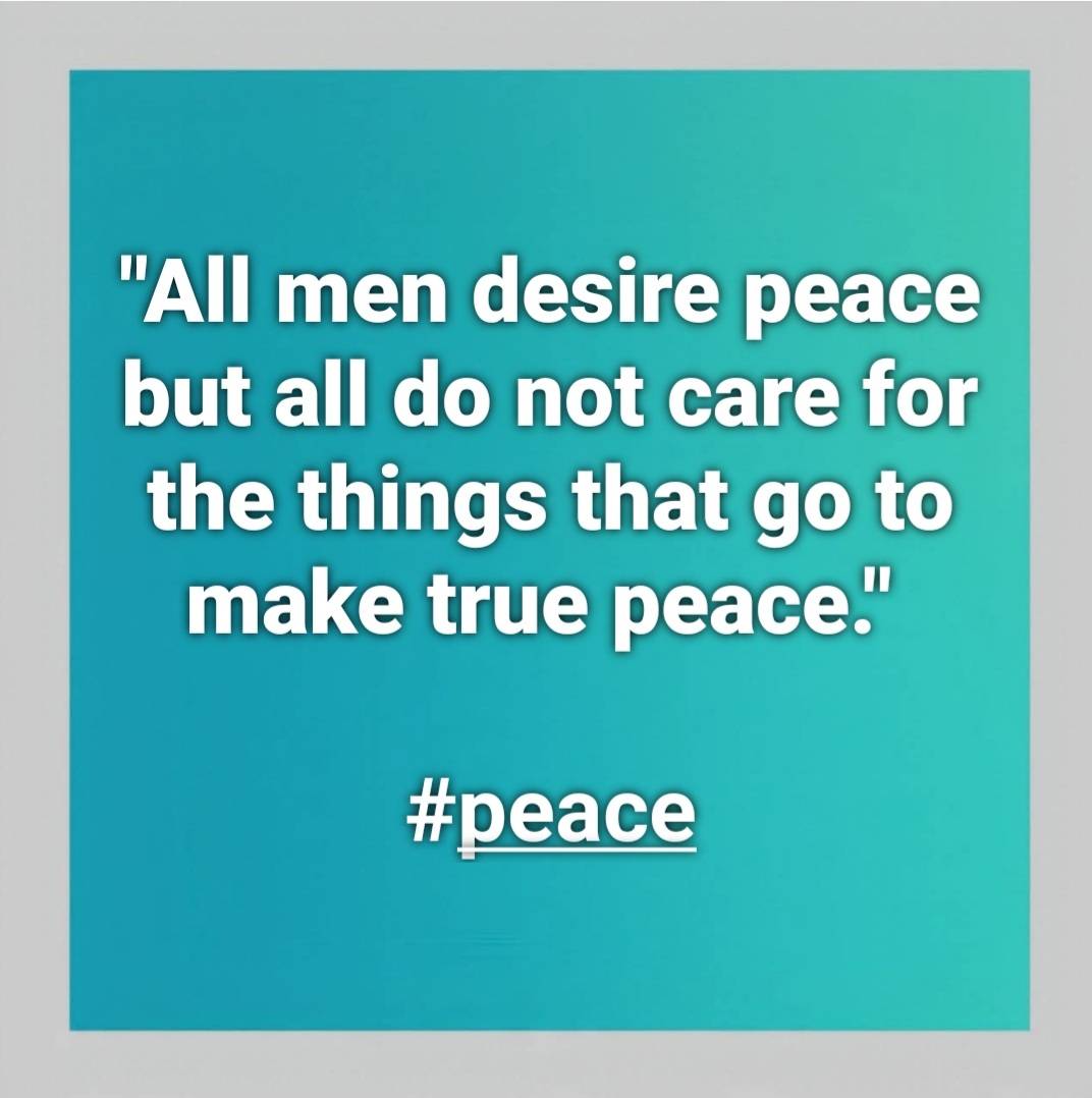 #Peace