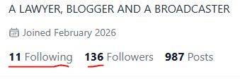 I often wonder why people would follow you on a social media app but you, in your ALMIGHTINESS, will...