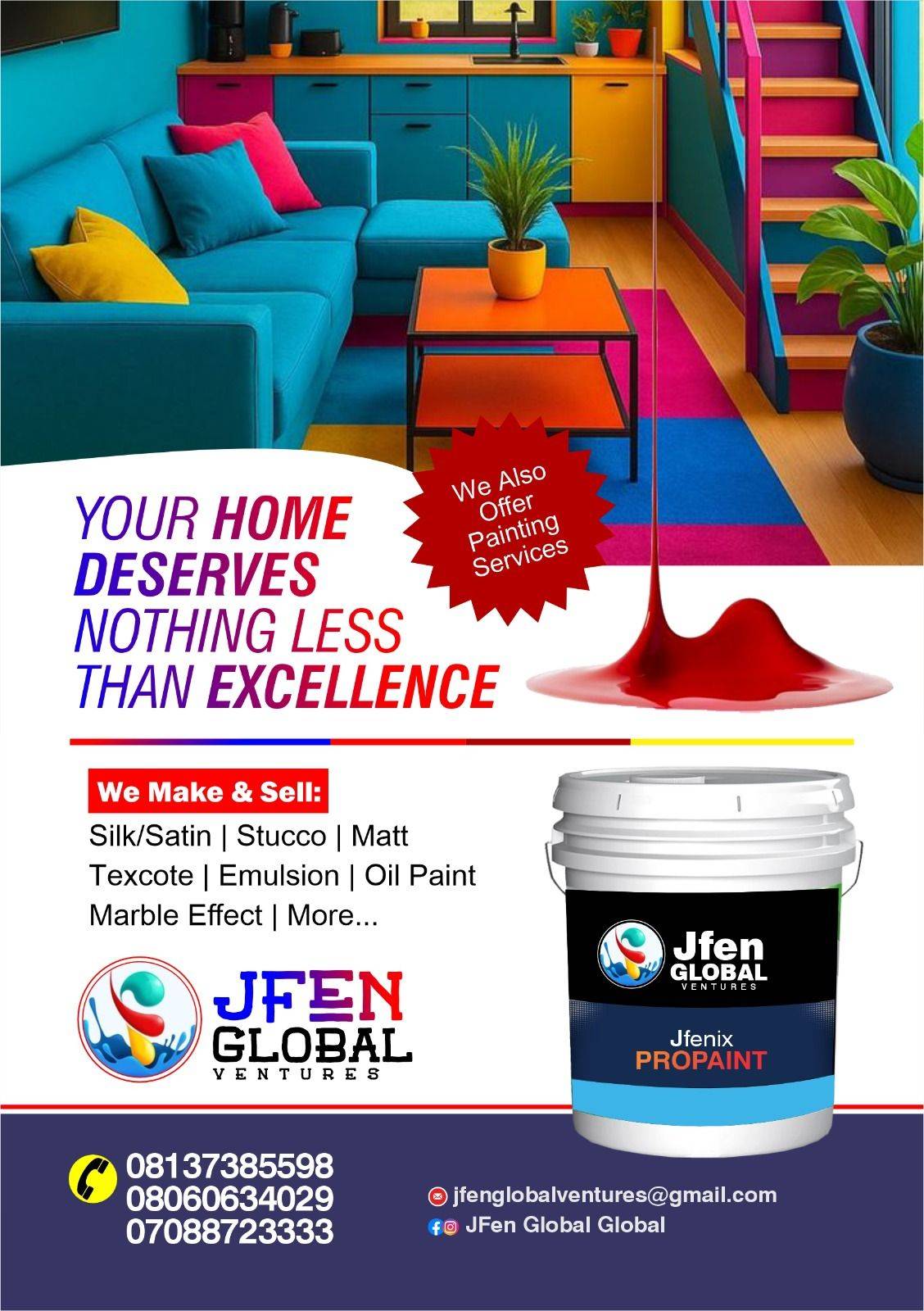 Let's deal for your quality paints 🎨.
We supply nationwide